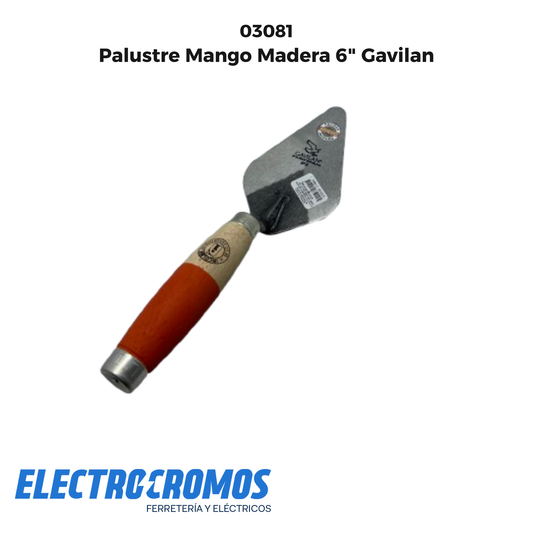 Palustre Mango Madera 6" Gavilan