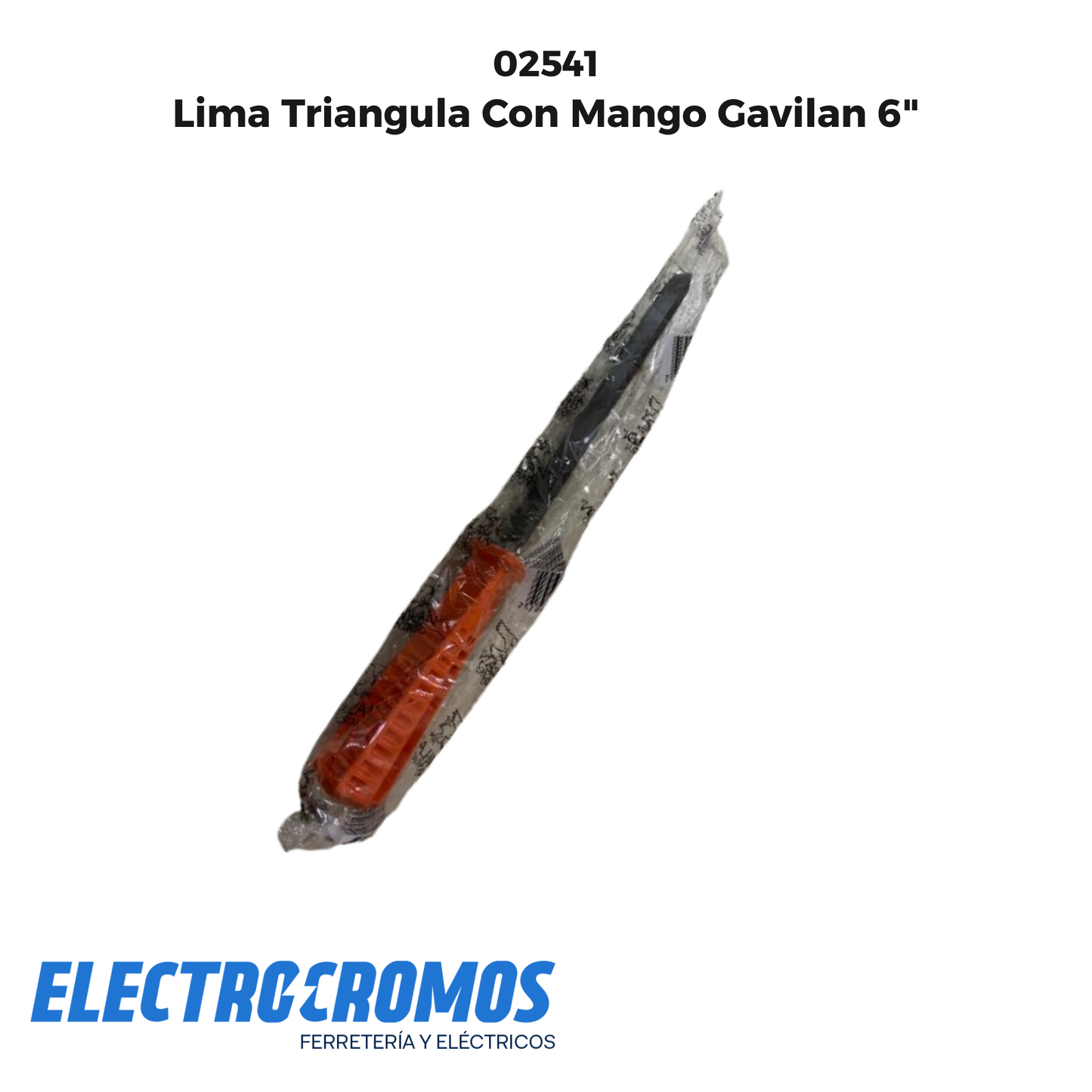Lima Triangula Con Mango Gavilan 6"