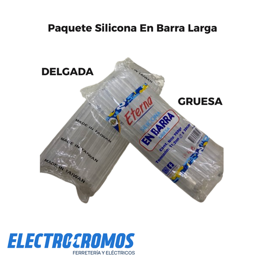 Paquete Silicona En Barra Larga