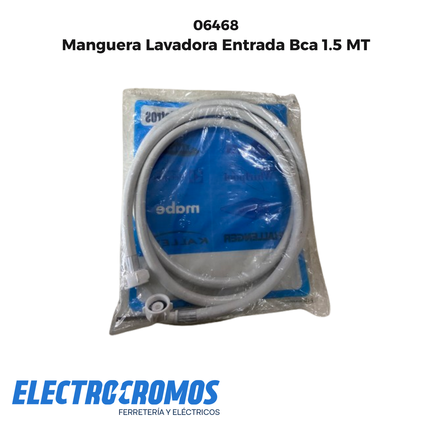 Manguera Lavadora Entrada Bca 1.5 MT