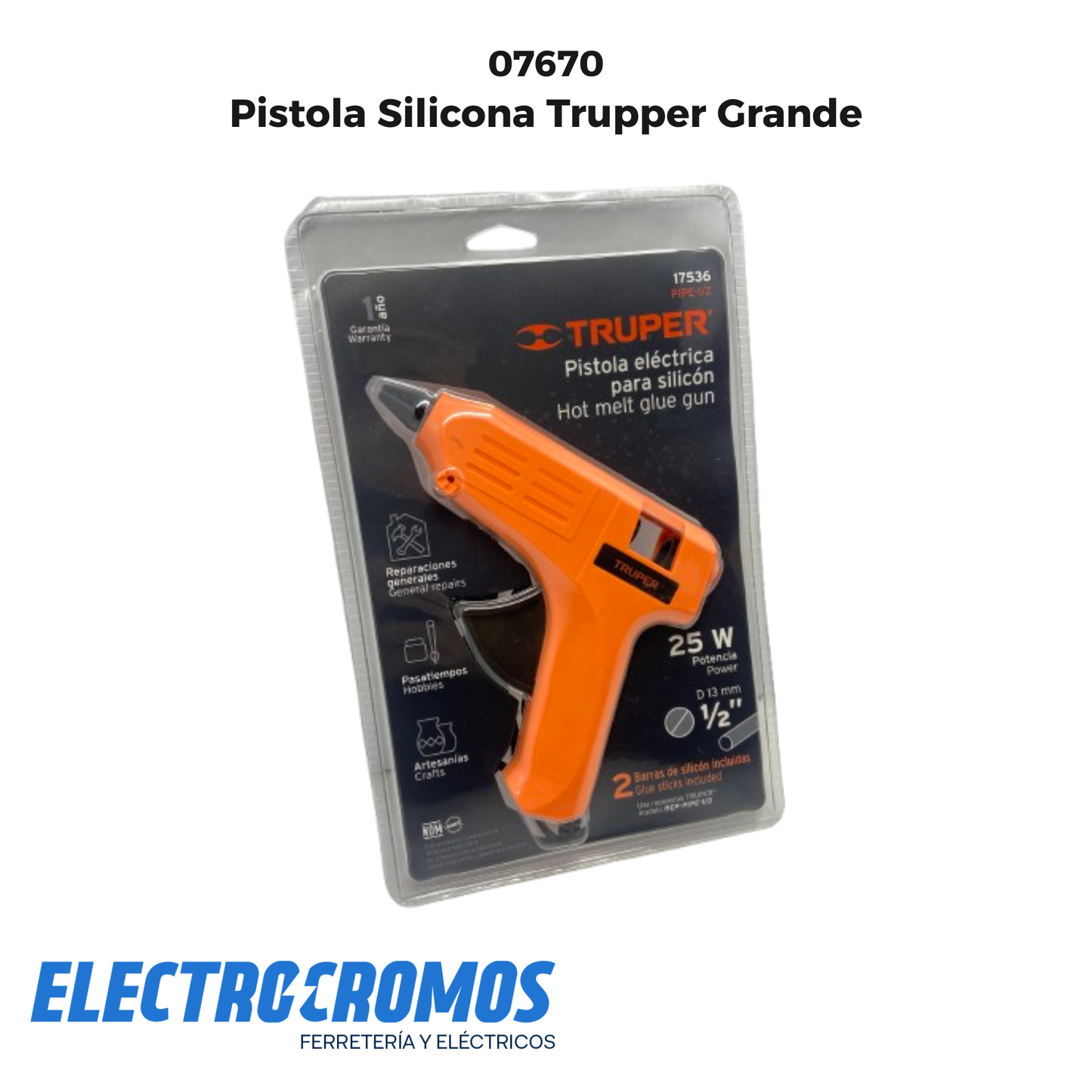 Pistola Silicona Trupper Grande