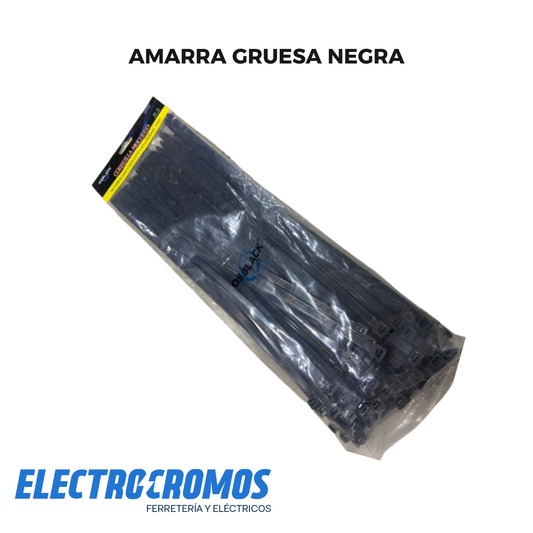 Amarra Gruesa Negra