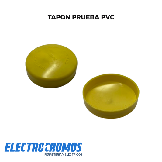 Tapon Prueba PVC