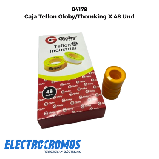 Caja Teflon Globy/Thomking X 48 Und