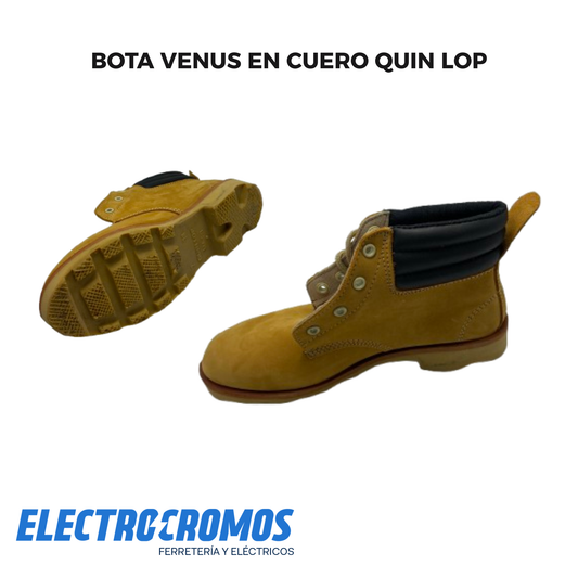 Bota Venus En Cuero Quin Lop