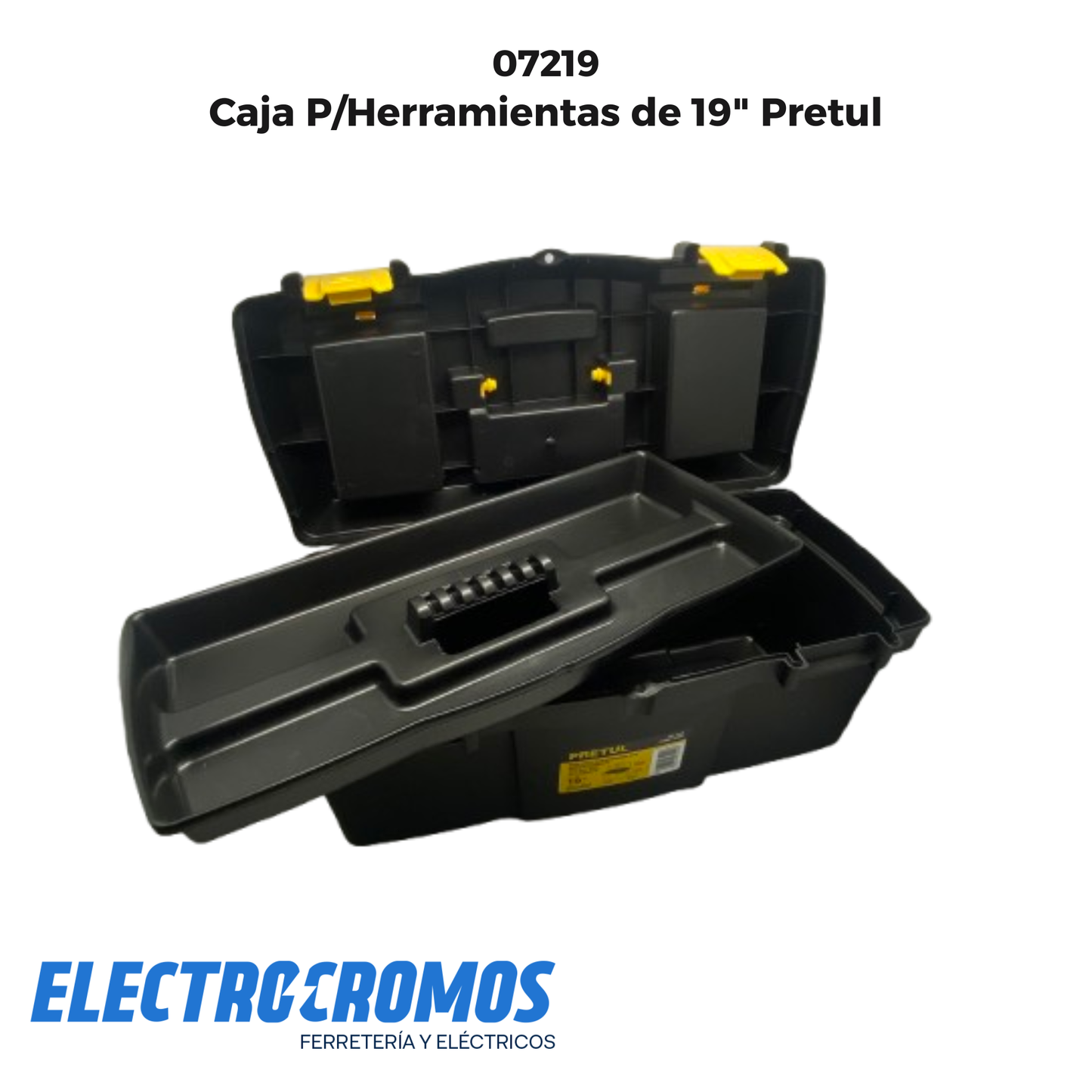 Caja P/Herramientas de 19" Pretul