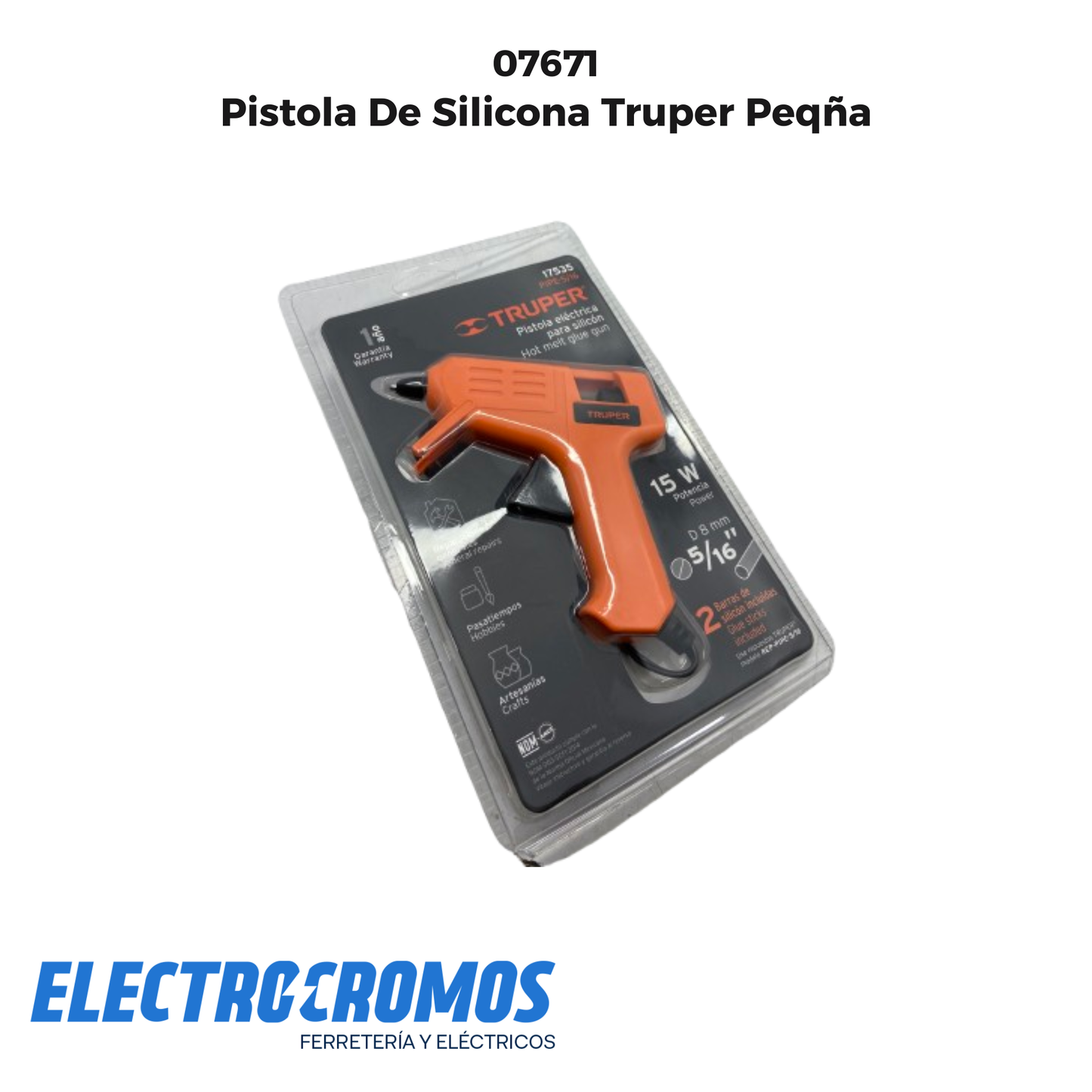 Pistola De Silicona Truper Peqña