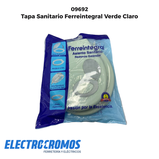 Tapa Sanitario Ferreintegral Verde Claro