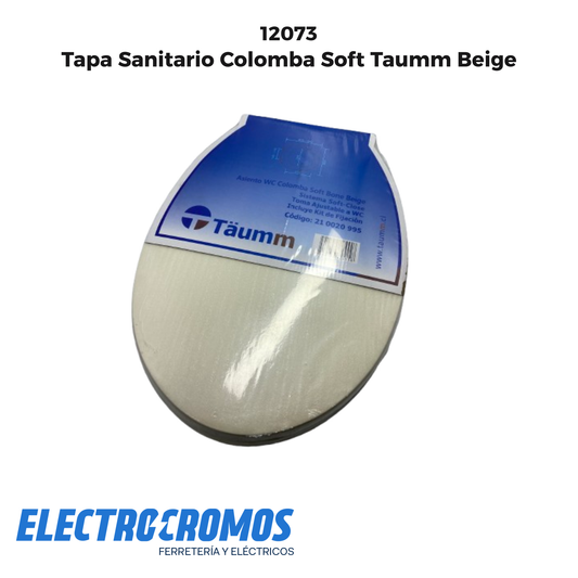 Tapa Sanitario Colomba Soft Taumm Beige