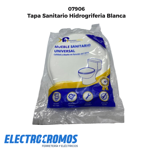Tapa Sanitario Hidrogriferia Blanca