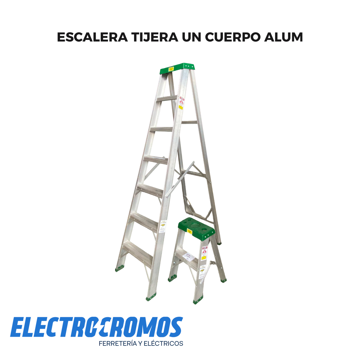 Escalera Tijera Un Cuerpo Aluminio