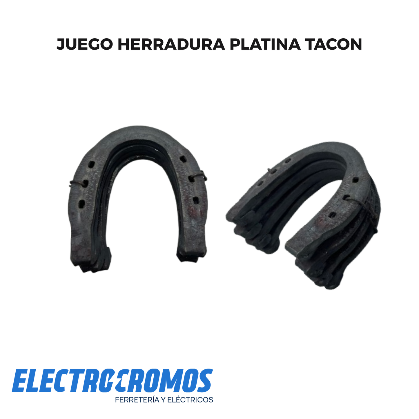 Juego Herradura Platina Tacon