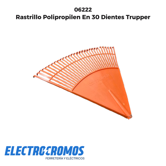 Rastrillo Polipropilen En 30 Dientes Trupper