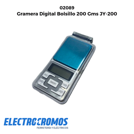 Gramera Digital Bolsillo 200 Gms JY-200
