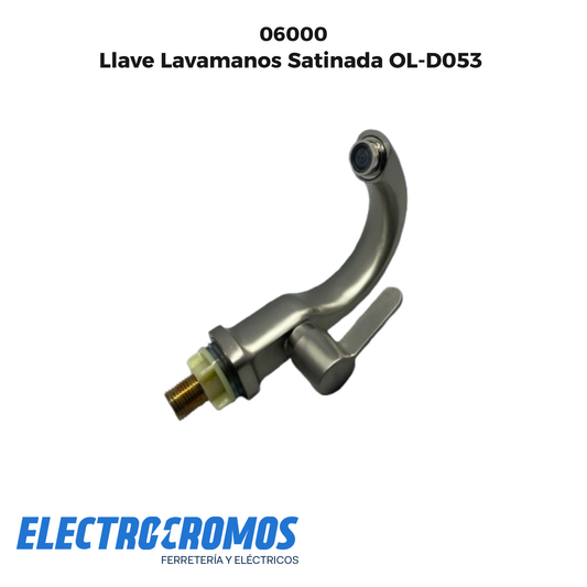 Llave Lavamanos Satinada OL-D053 CARPENT