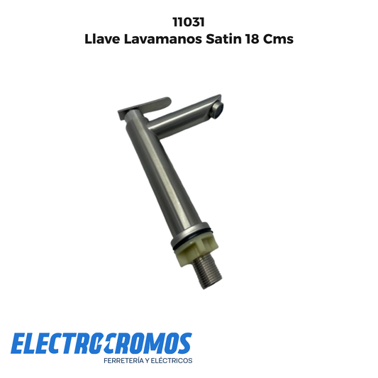 Llave Lavamanos Satin 18 Cms