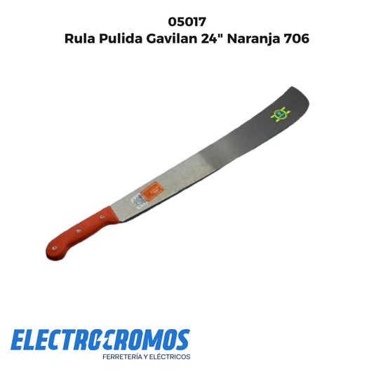 Rula Pulida Gavilan 24" Naranja 706