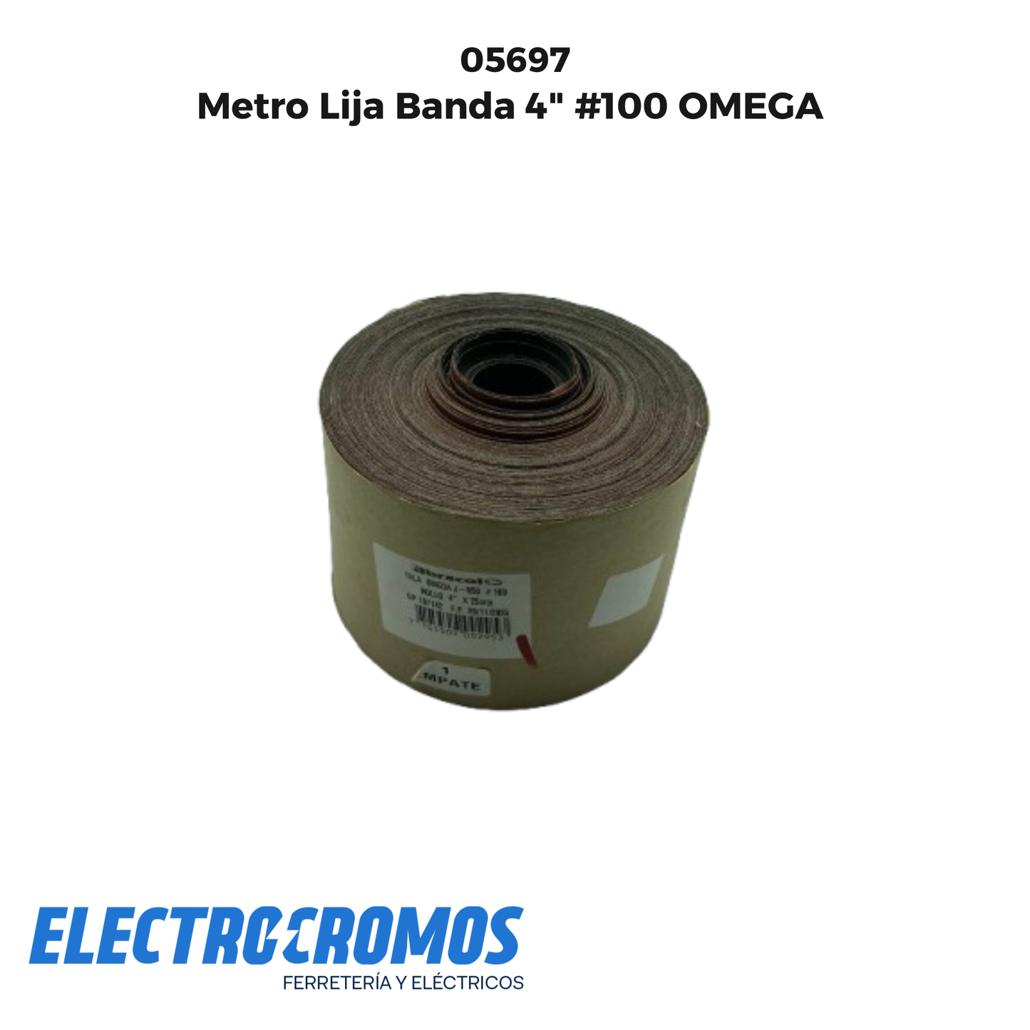 Metro Lija Banda 4" #100 OMEGA