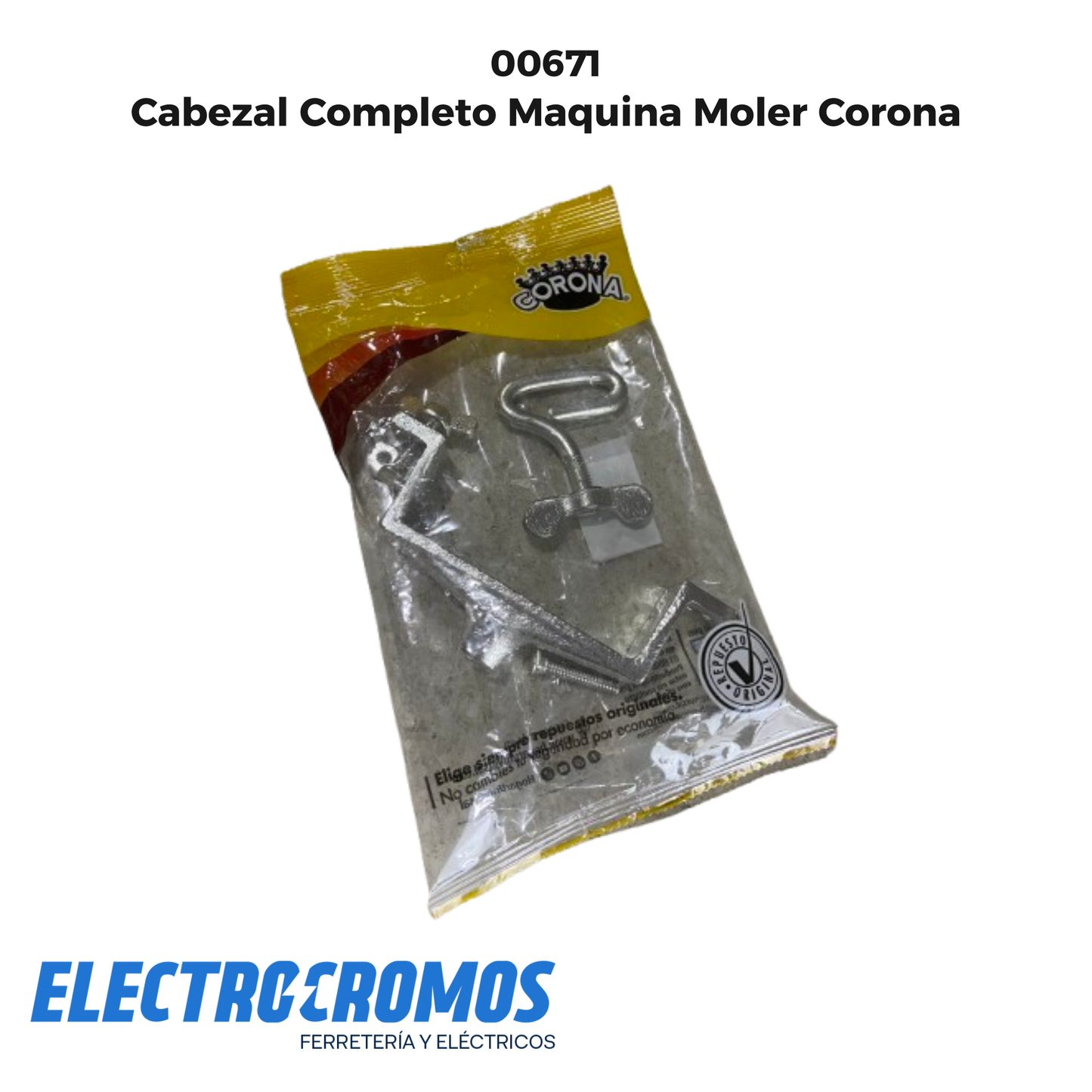 Cabezal Completo Maquina Moler Corona