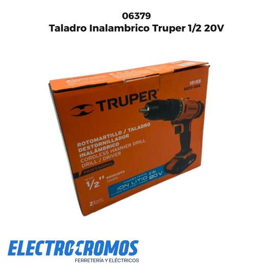 Taladro Inalambrico Truper 1/2 20V