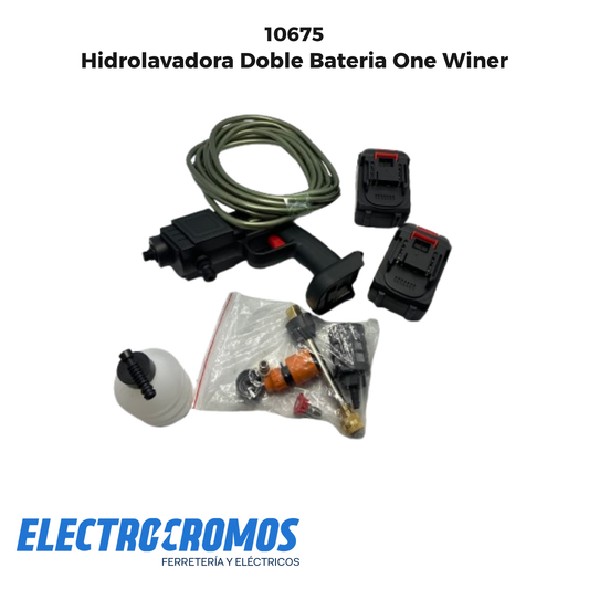 Hidrolavadora Doble Bateria One Winer