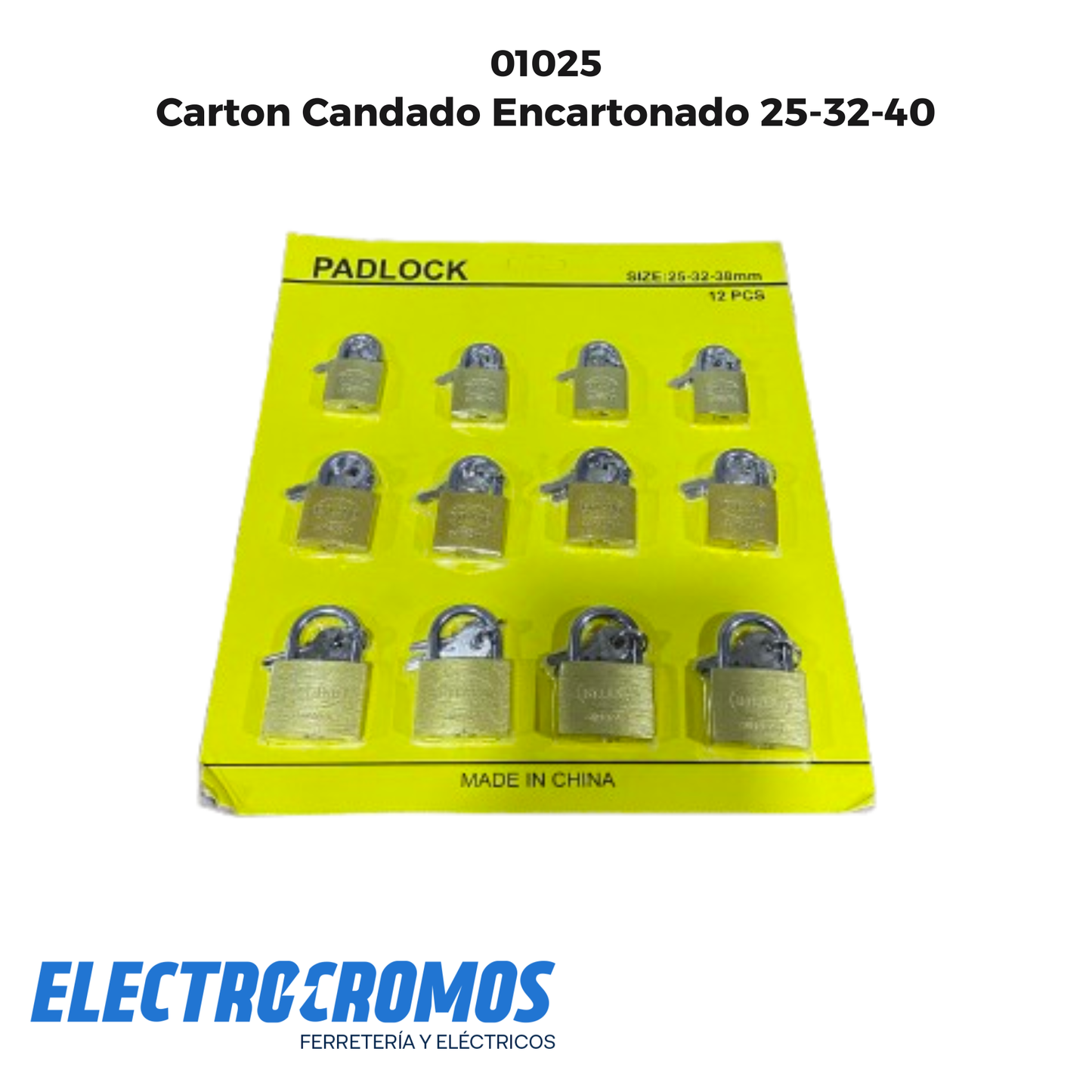 Carton Candado Encartonado 25-32-40