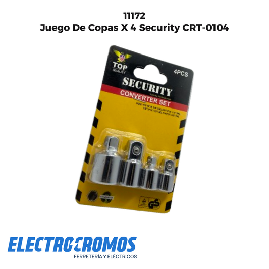 Juego De Copas X 4 Security CRT-0104