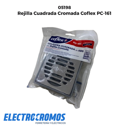 Rejilla Cuadrada Cromada Coflex PC-161
