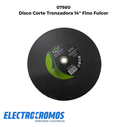 Disco Corte Tronzadora 14" Fino Fulcor
