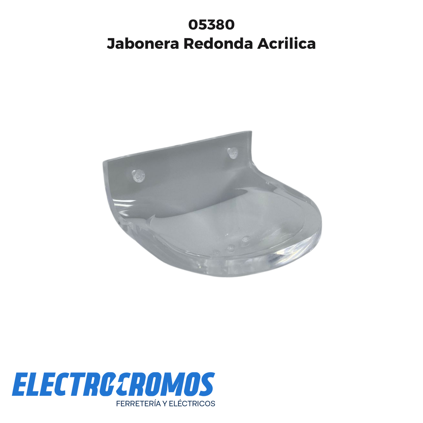 Jabonera Redonda Acrilica