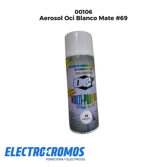 Aerosol Oci Blanco Mate #69