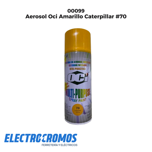 Aerosol Oci Amarillo Caterpillar #70