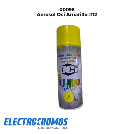 Aerosol Oci Amarillo #12