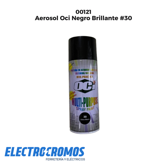 Aerosol Oci Negro Brillante #30