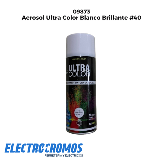 Aerosol Ultra Color Blanco Brillante #40