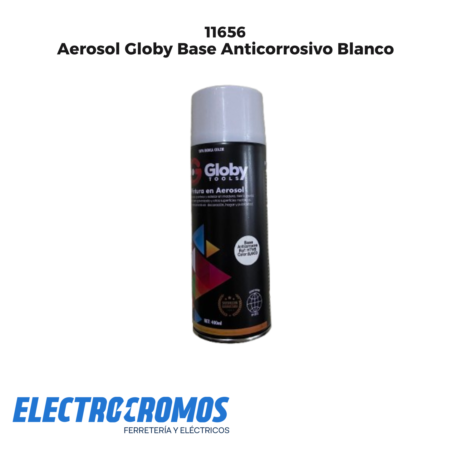 Aerosol Globy Base Anticorrosivo Blanco