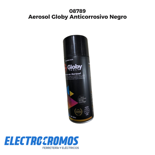 Aerosol Globy Anticorrosivo Negro