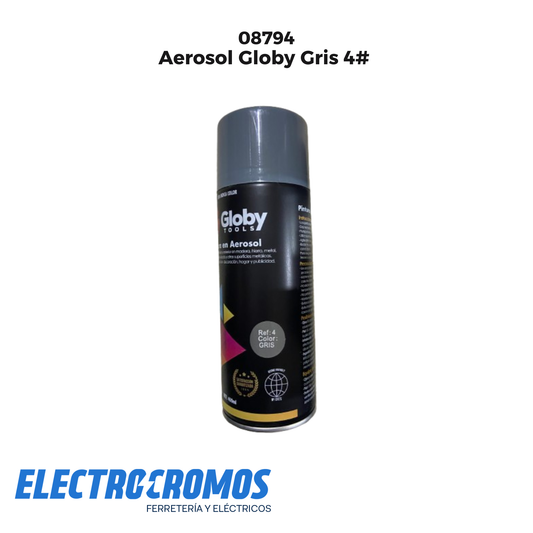 Aerosol Globy Gris 4#