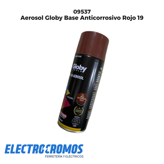 Aerosol Globy Base Anticorrosivo Rojo 19