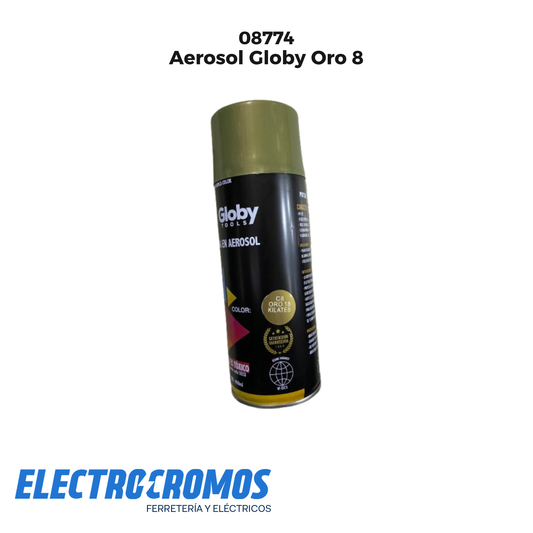 Aerosol Globy Oro 8