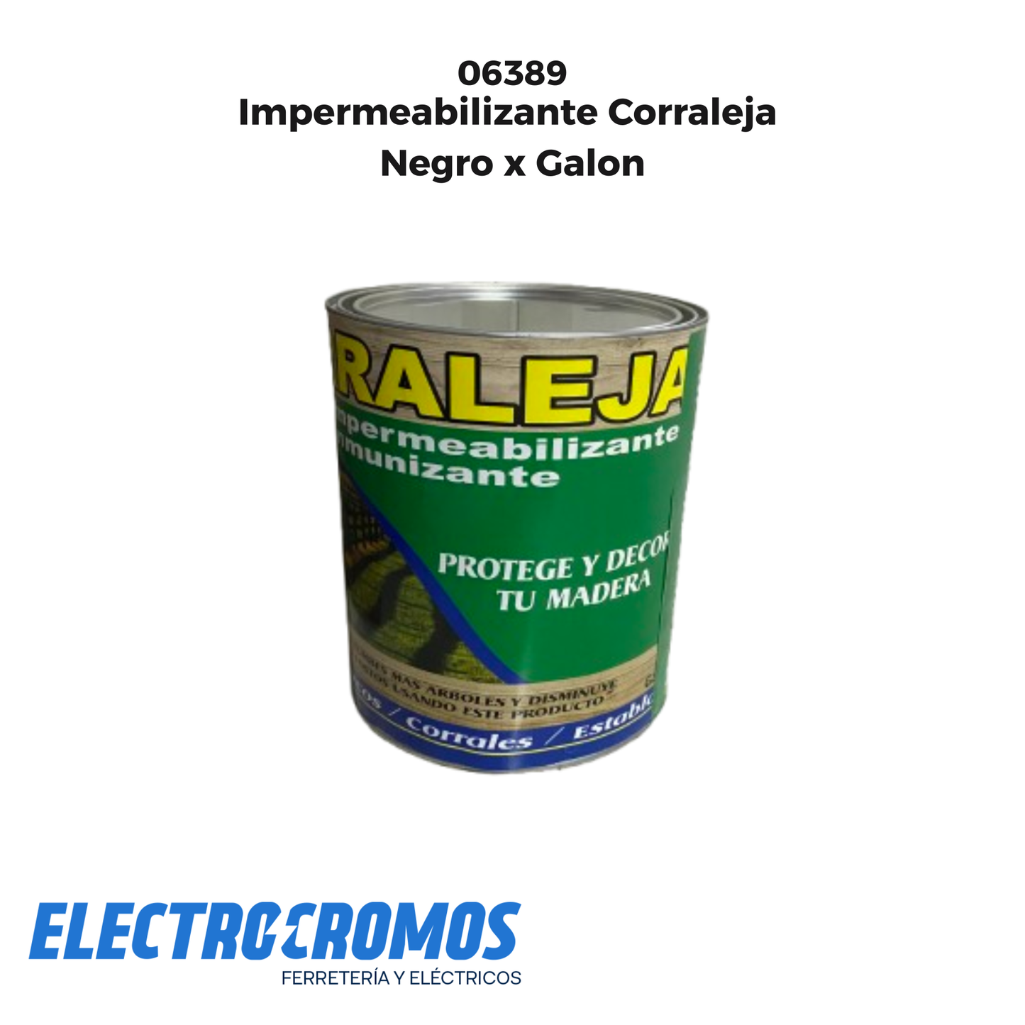 Impermeabilizante Corraleja Negro