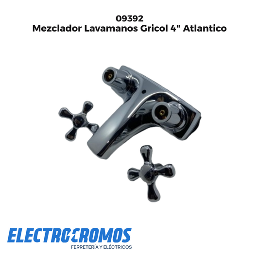 Mezclador Lavamanos Gricol 4" Atlantico