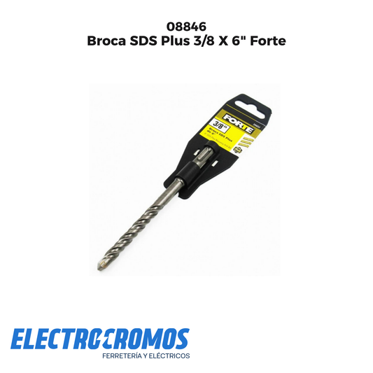 Broca SDS Plus 3/8 X 6" Forte