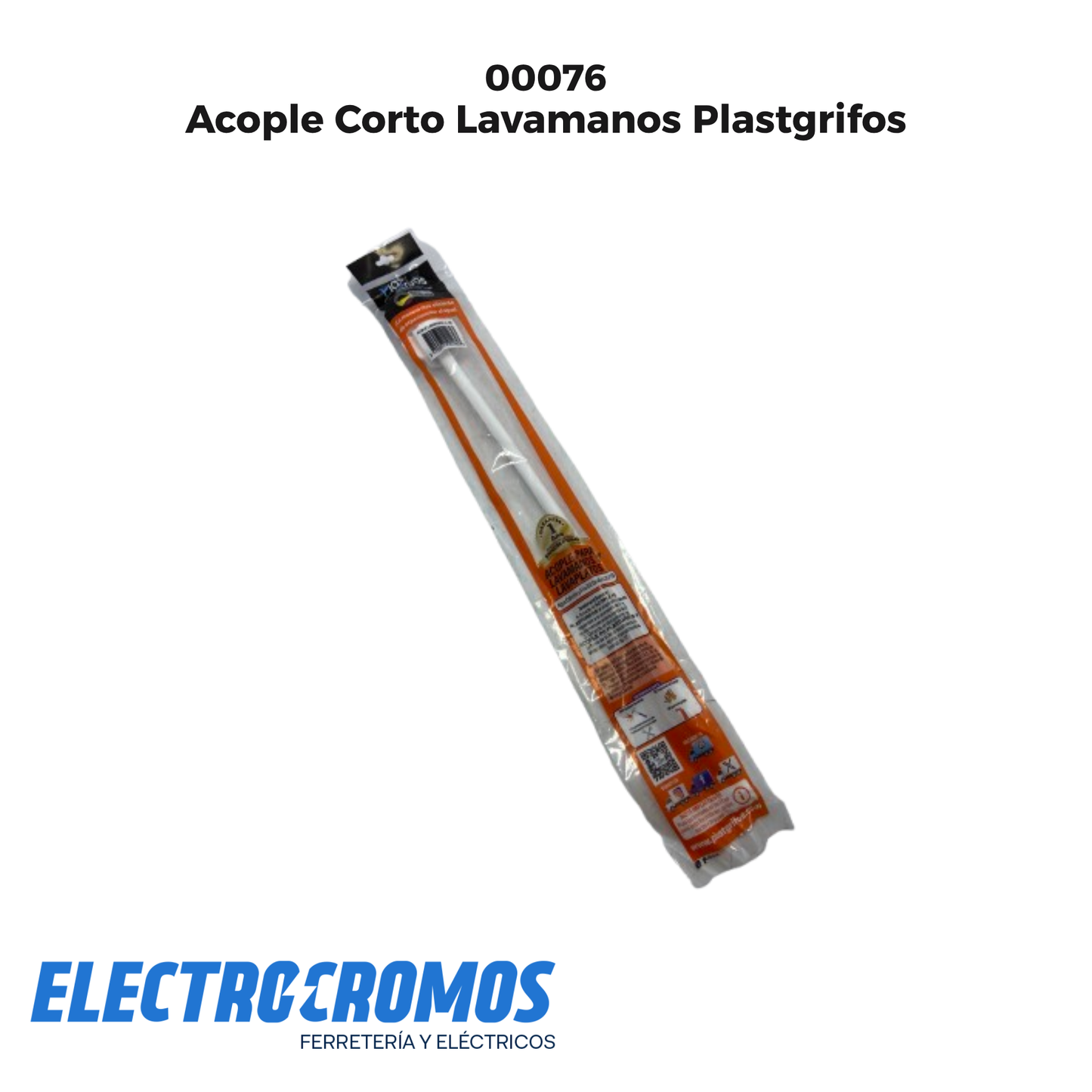 Acople Corto Lavamanos Plastgrifos