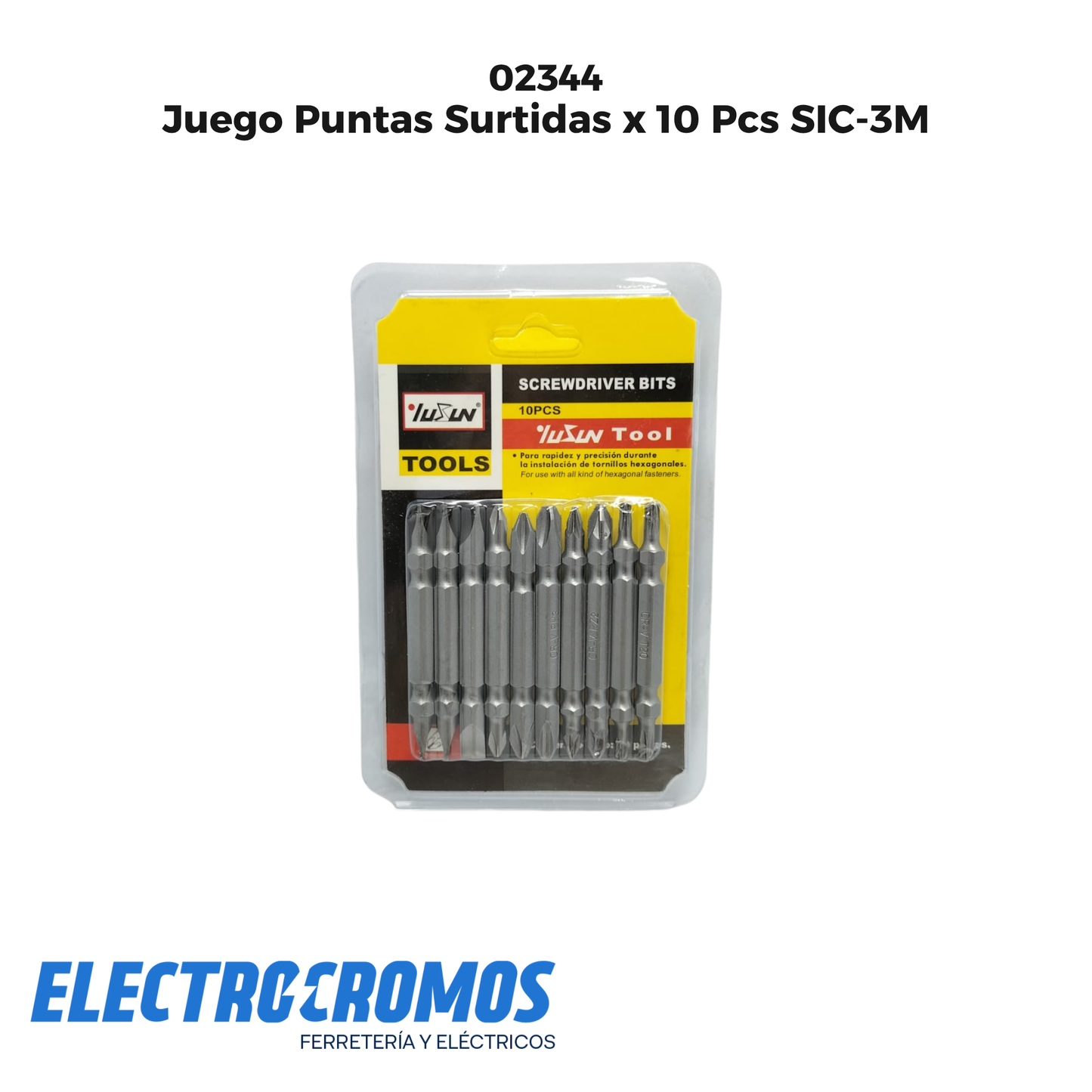Juego Puntas Surtidas x 10 Pcs SIC-3M