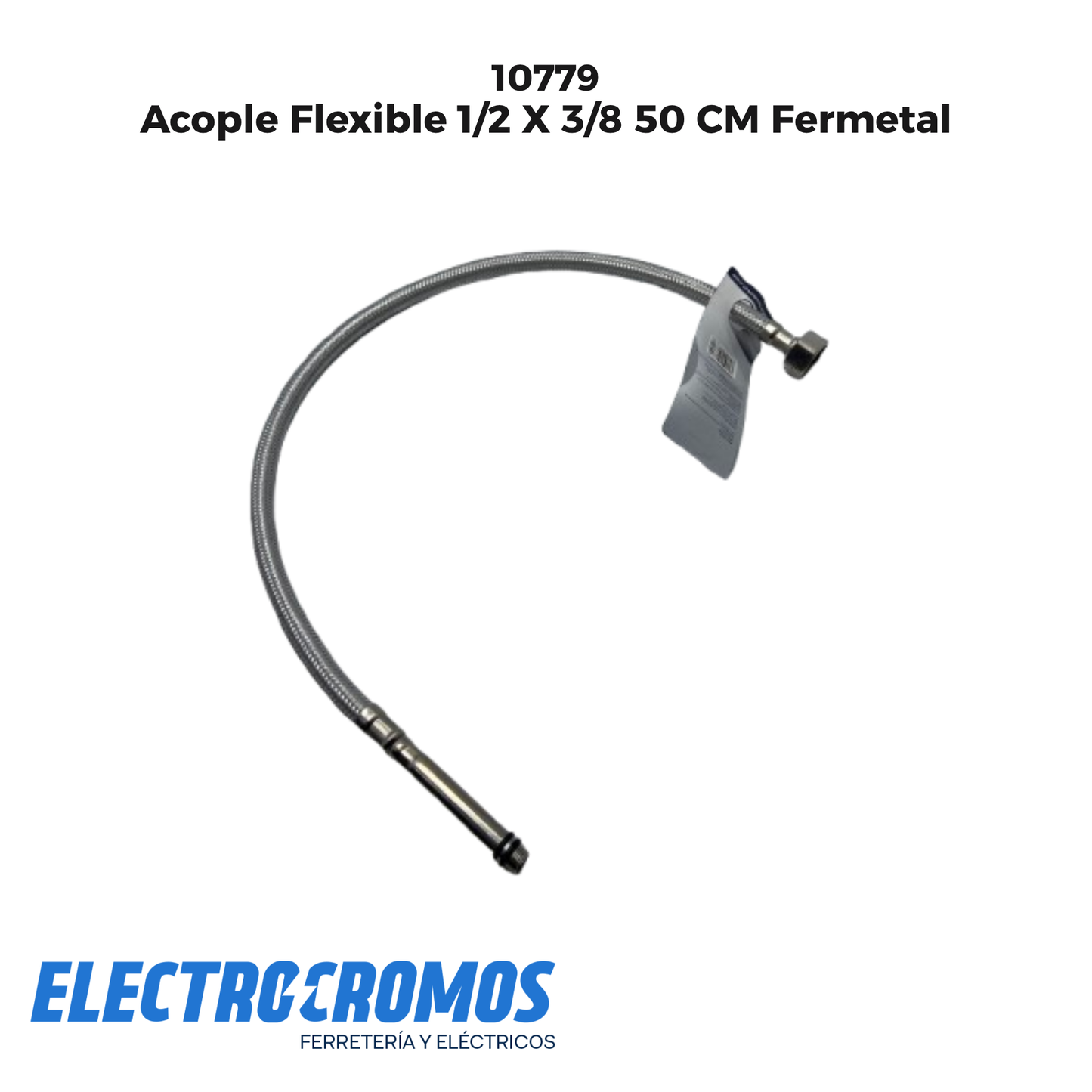 Acople Flexible 1/2 X 3/8 50 CM Fermetal