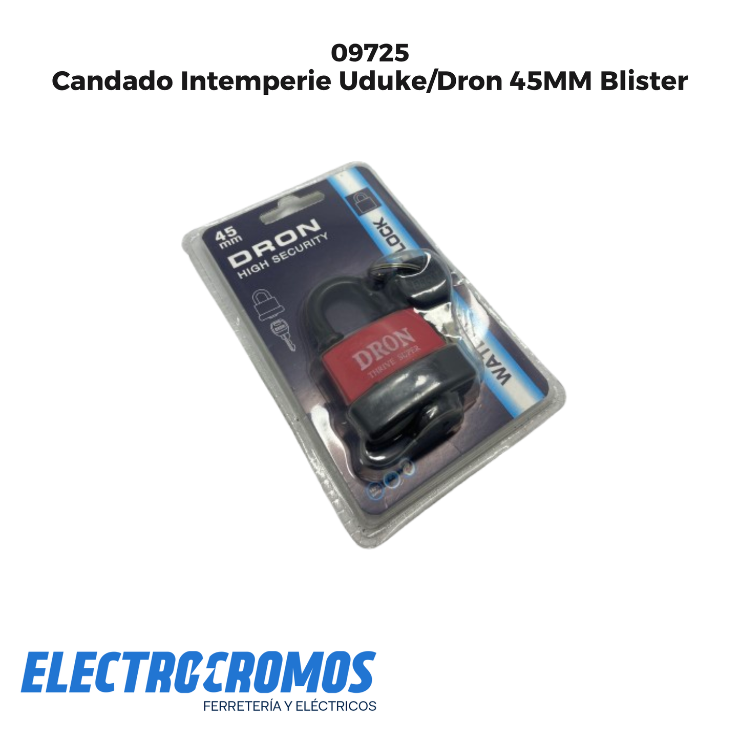 Candado Intemperie Uduke/Dron 45MM Blister