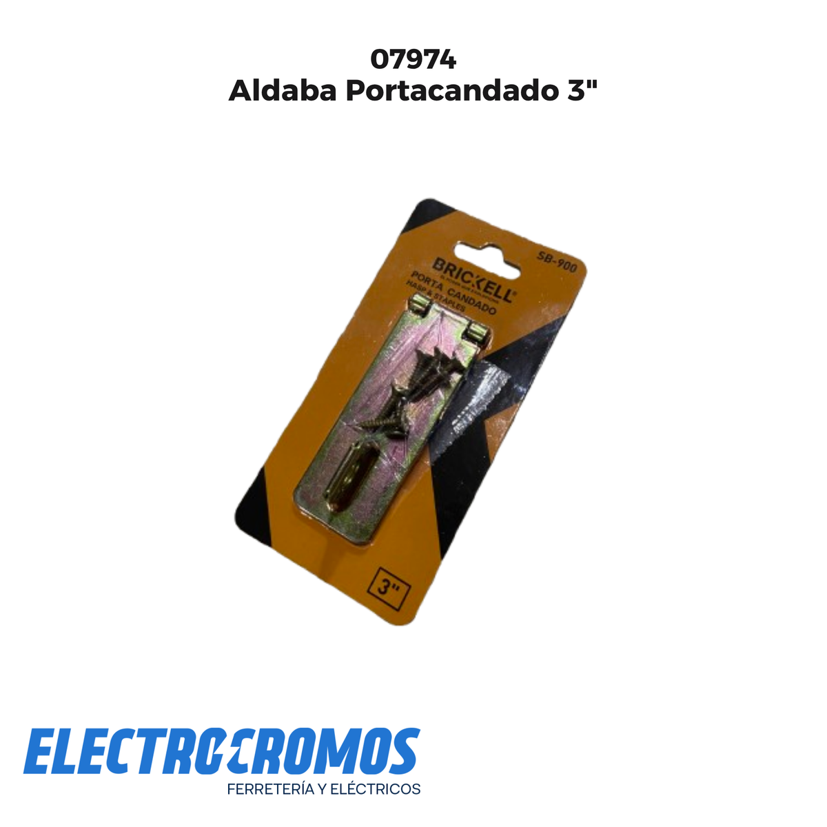 Aldaba Portacandado 3"