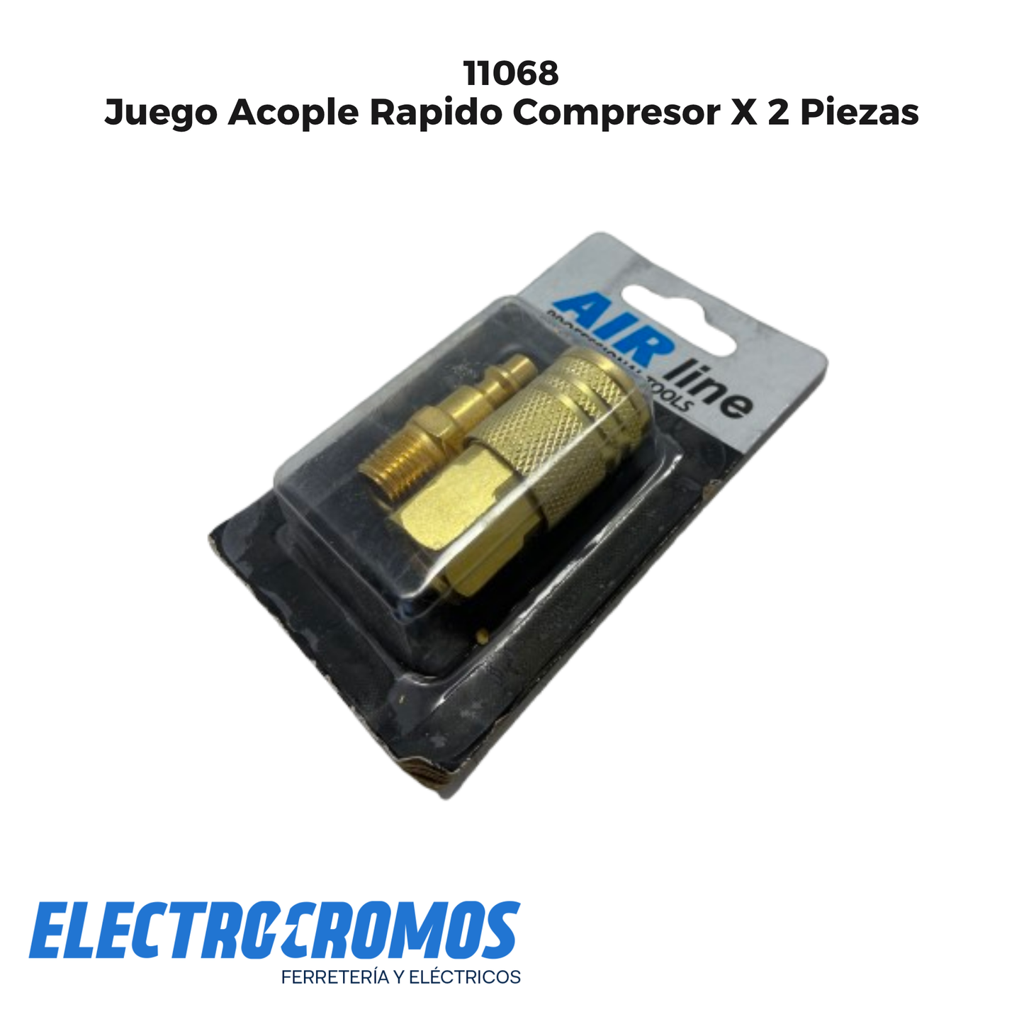 Juego Acople Rapido Compresor X 2 Piezas