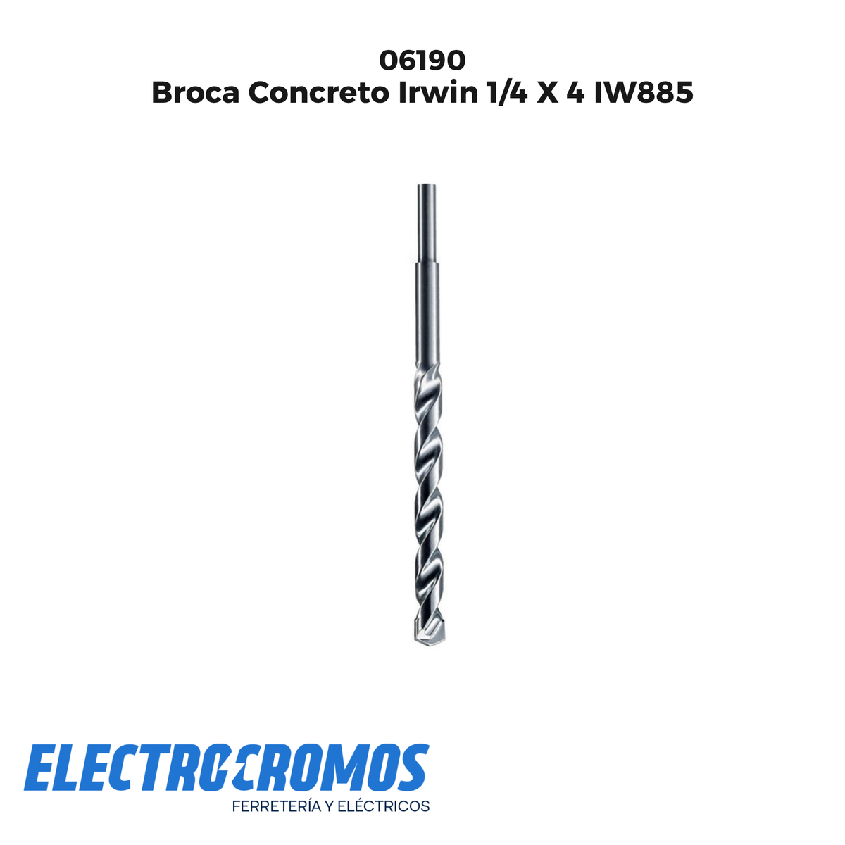 Broca Concreto Irwin 1/4 X 4 IW885
